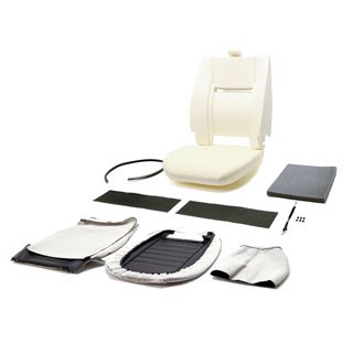 Retrim Kit - Single Front Seat - Black Vinyl - Defender