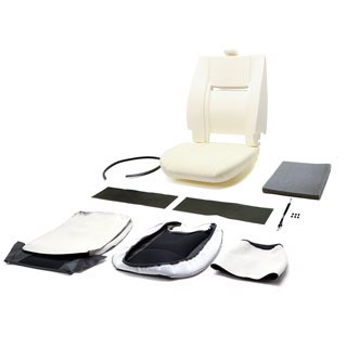 Retrim Kit - Single Front Seat - Black Mesh - Defender