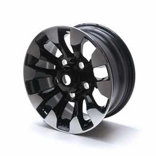 Damaged - Alloy Wheel - Gloss Black - Diamond Cut 18" X 8"