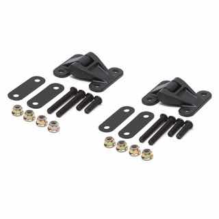 Hinge Kit - Swing Away Tailgate - Black Aluminum - Defender
