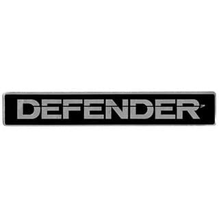 Decal - "Defender" - Front - Silver/Black