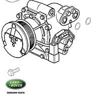 Compressor  A/C R/R P38A To Wa410481