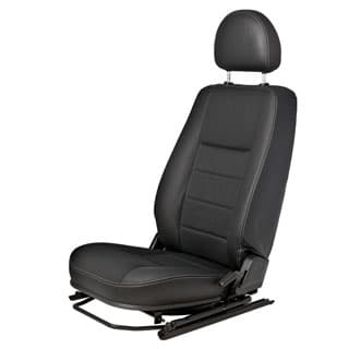 Seat Assembly - Left Front - Leather/Cloth - X-Tech Puma