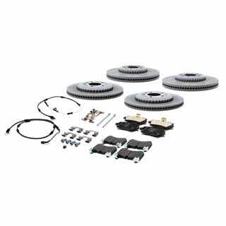 Brake Pad and Rotor Kit - Front and Rear - 19" - Defender L663 - 2020-2021 Up To Vin M2051241