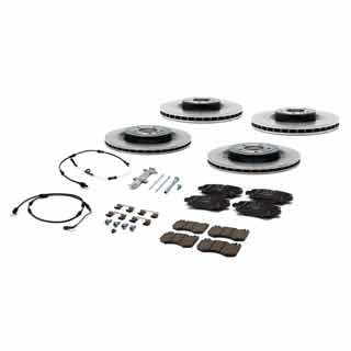 Brake Pad and Rotor Kit - Front and Rear - 20" - Defender L663