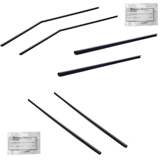 Window Channel Kit - Front Door - 4mm - Defender