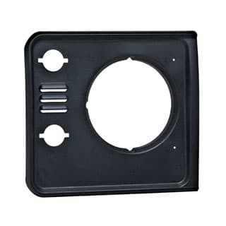 Bezel - Headlamp Finisher - Right - w/Vents - Black - Defender