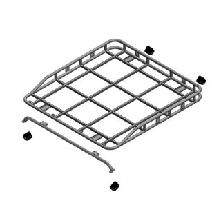 Safety Devices Roof Rack 110/130 Crew Cab With Long Luggage Rail.