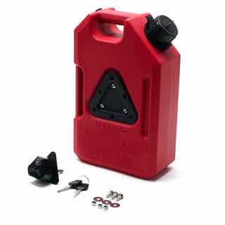 Roto Mold 1 Gallon (3.8 Liter) With Lock Mount - Red Plastic