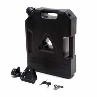 Roto Mold Container 2 Gallon (7.5 Liter) With Lock Mount - Black Plastic