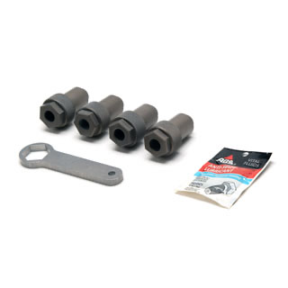 Door Top Speednut Aluminum 7/16" Series - Gun Metal Finish