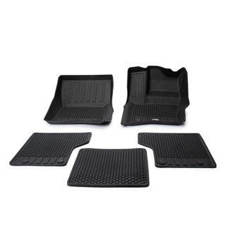Rubber Floor Mat Set - L663 Defender 90 - 2020 On