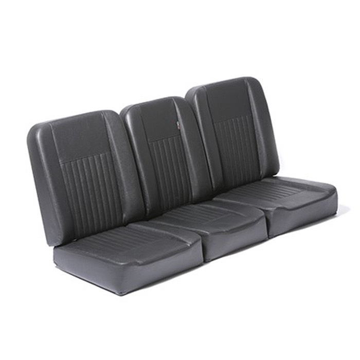 DELUXE FRONT SEAT SET FOR SERIES - BLACK VINYL 