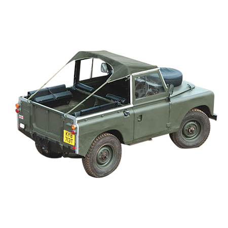 Bikini Soft Top Canvas Green For Series EXT2531KHC EXT253-1KHC | Rovers  North - Land Rover Parts and Accessories Since 1979