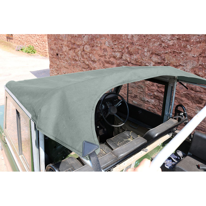 Bikini Soft Top Canvas Green For Series EXT2531KHC EXT253-1KHC | Rovers  North - Land Rover Parts and Accessories Since 1979