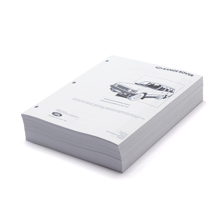 レビューの多い高評価商品特集！ Manual Workshop Reproduction Insert Rover Range 1990-1994 アクセサリー