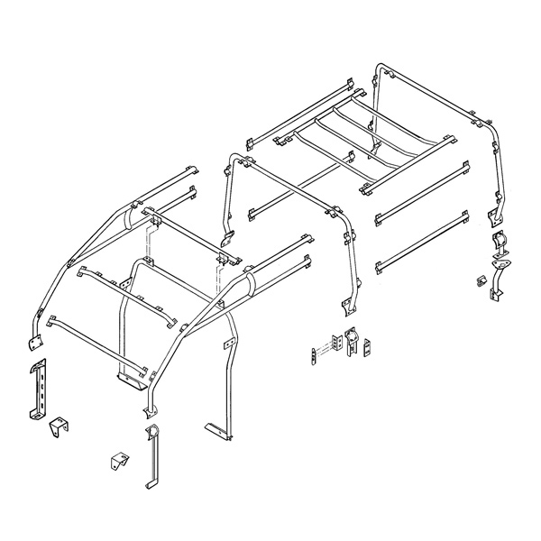 Misbrug vente kjole Safari Cage Full Defender 110 NAS RBL1727SSS | Rovers North - Land Rover  Parts and Accessories Since 1979