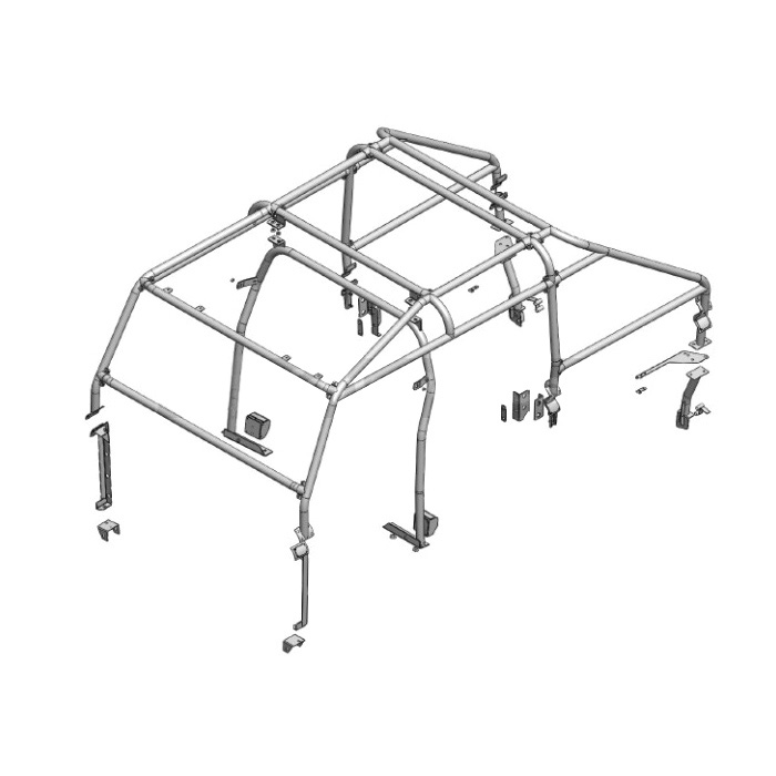 Safety Devices Safari Cage 110 Crew Cab RBL1857SSS Rovers North