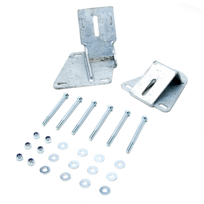 Bracket Set Gearbox Mount V8 Defender Galvanized RNE0261T Rovers North Land Rover Parts and