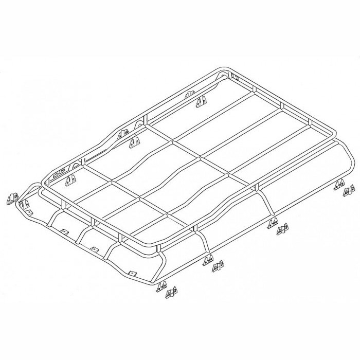 Safety Devices Highland Roof Rack Discovery I 4 Door Vehicles Without Roof Rails RRL1030RRA