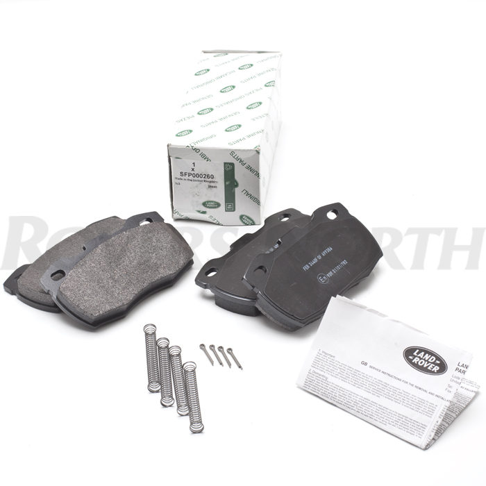Brake Pad Set Front Defender With Vented Discs 1994 2014 SFP000260 RNF302 Rovers North Land