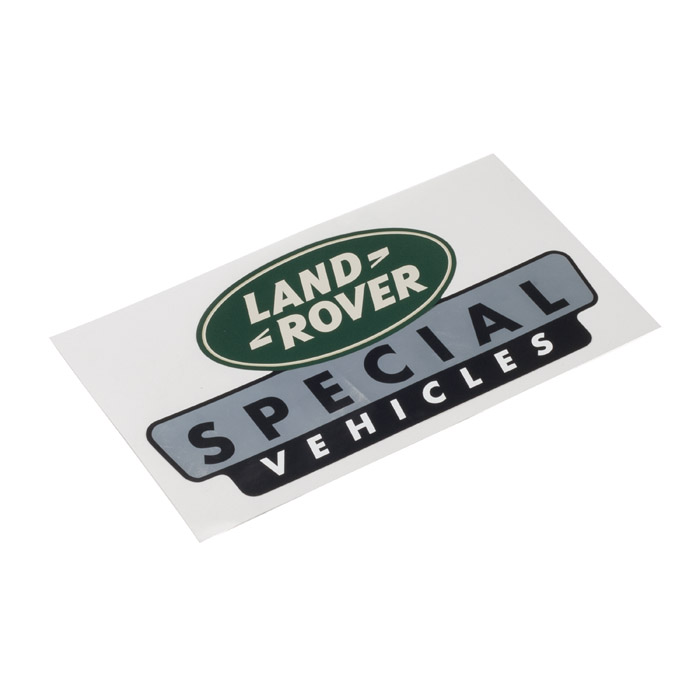 Land Rover Special Vehicles Sticker 7 1/2" X 4" STC7053 RNF365 Rovers