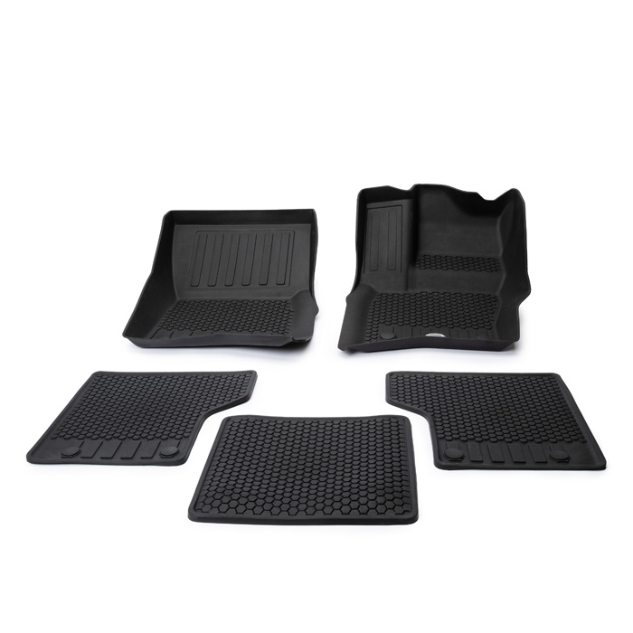 Rubber Floor Mat Set For Defender 90 L663 2020 On VPLES0664 RNY398