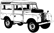 Land Rover Series I, 1953-1957. Station Wagon 