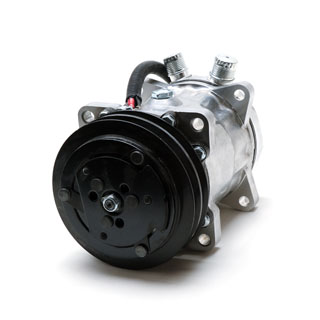 A/C COMPRESSOR WITH V-BELT PULLEYS 3.9L V8, 200TDI