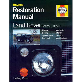 Haynes Restoration Manual Series I, II & III
