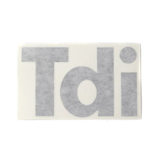 Decal"Td"  Defender Front Wing Charcoal