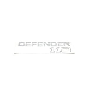 Decal "Defender 110" Rear Light Grey