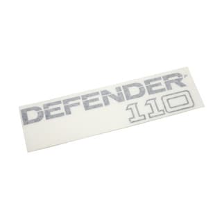 Decal "Defender 110"  Rear Charcoal