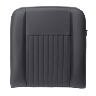 Seat Back Deluxe Outer With Bolts For Series  - Black Vinyl