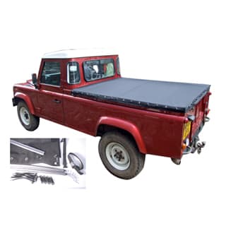 Tonneau Cover Kit Black For Defender 110 and 109 Series