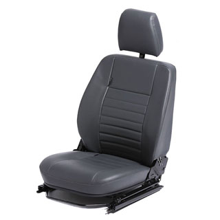 Seat Assembly Right-Hand Front Outer Seat - Dark Grey Vinyl