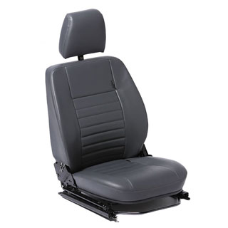 SEAT ASSEMBLY LEFT-HAND FRONT OUTER SEAT - DARK GREY VINYL