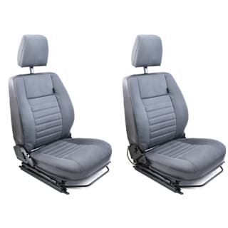 Classic Defender Heated Front Seats - NAS Car Denim Vinyl