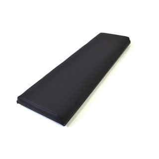 Back Cushion For 2-Man Bench Black Vinyl For Defender Series