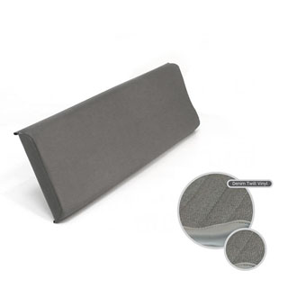 Back Cushion For 2-Man Bench Denim Twill Vinyl For Defender Series