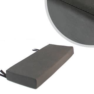 3-MAN BENCH BOTTOM CUSHION -BLACK VINYL