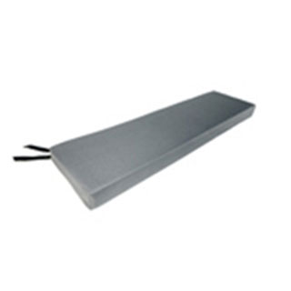 3 Man Bench Cushion Dark Grey Vinyl