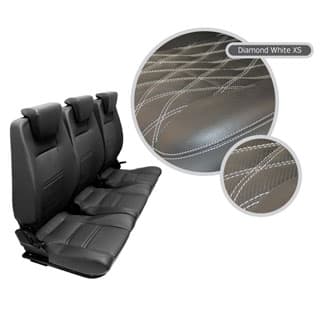 Premium High Back Seats - Full Set Diamond White Xs Vinyl