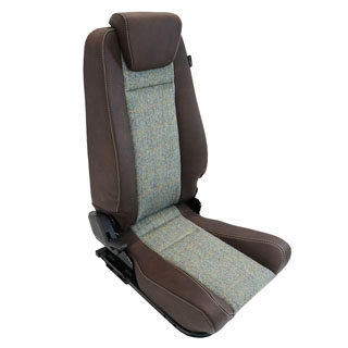 Premium High Back 2nd Row Seat - Center - Harris Tweed