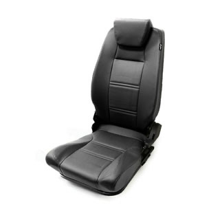 PREMIUM HIGH BACK SEAT - LEFT HAND BLACK VINYL 