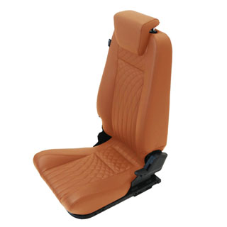 Prem Hi-Back 2nd Row LH Seat Oxford Tan Vinyl Vault