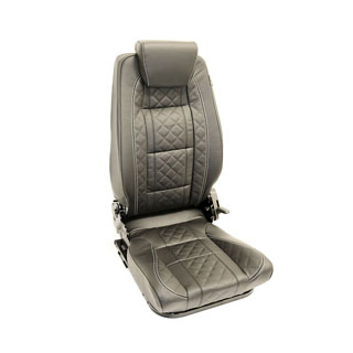 PREMIUM HIGH BACK SEAT - RIGHT HAND DIAMOND BLACK XS VINYL 