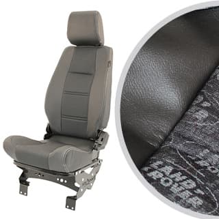 Premium High Back 2nd Row Seat - Right Hand - Land Rover Logo Black
