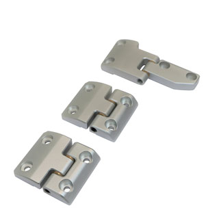 Rear Full Door Hinge Set Aluminium Silver For Defender