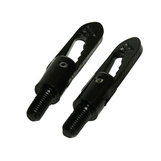 ANTILUCE COTTER PINS (PAIR) FOR TAILGATE LATCH - BLACK POWDER COATED